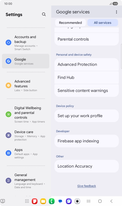 Press Find Hub. Press Find Hub.