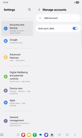 Press Add account. Press Add account.