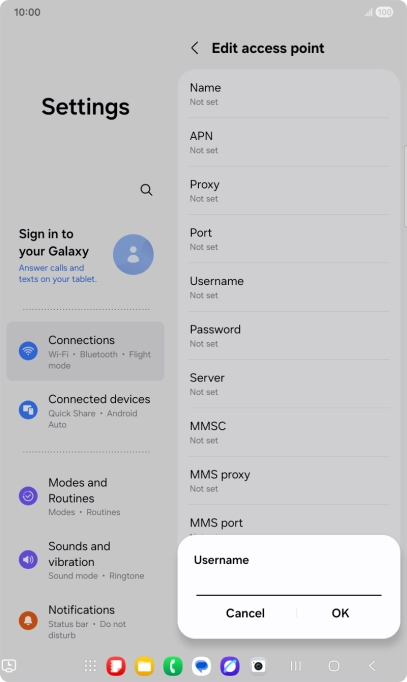 Key in wap and press OK. Key in wap and press OK.