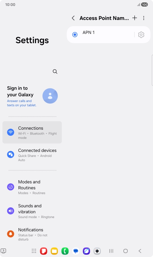 Press the add icon. Press the add icon.