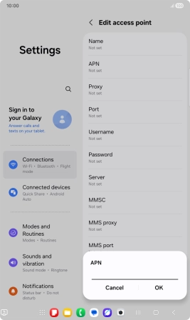 Key in wap.vodafone.co.uk and press OK. Key in wap.vodafone.co.uk and press OK.