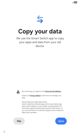 Press Agree. Press Agree.