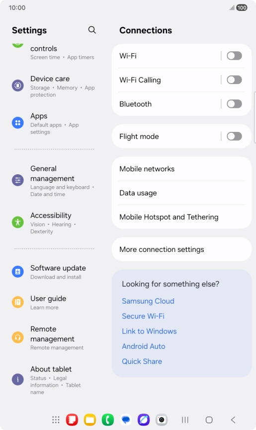 Press Software update. Press Software update.