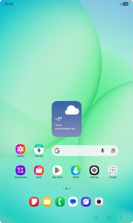 Slide your finger downwards starting from the top right side of the screen. Slide your finger downwards starting from the top right side of the screen.
