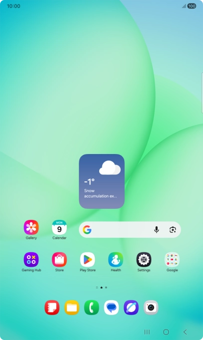 Slide your finger downwards starting from the top right side of the screen. Slide your finger downwards starting from the top right side of the screen.