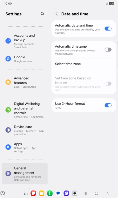 Press the indicator next to Press the indicator next to