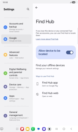 Press the Home key to return to the home screen. Press the Home key to return to the home screen.