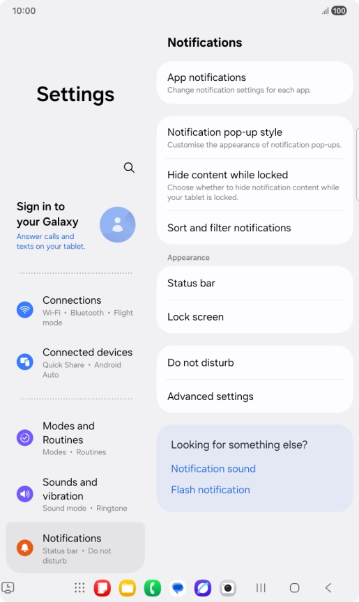Press App notifications. Press App notifications.