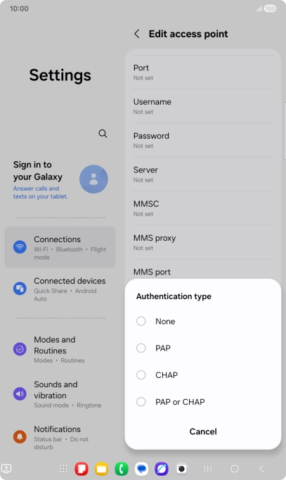 Press None. Press None.