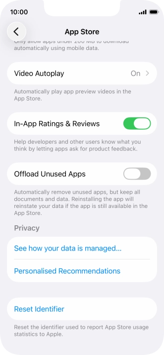 Press the indicator next to Press the indicator next to