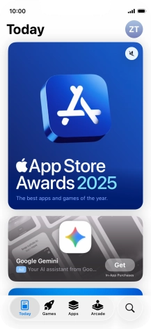 Press the search icon. Press the search icon.