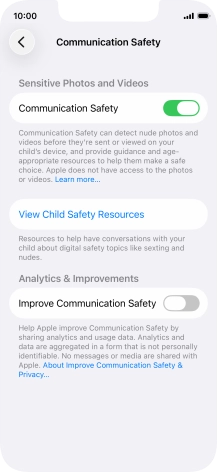Press the indicator next to Press the indicator next to