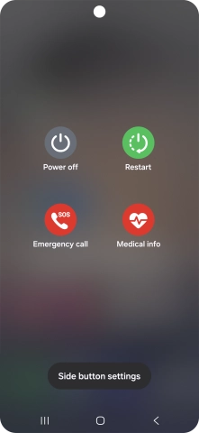 Press Power off. Press Power off.