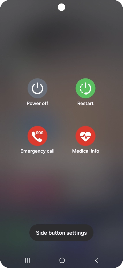 Press Power off. Press Power off.