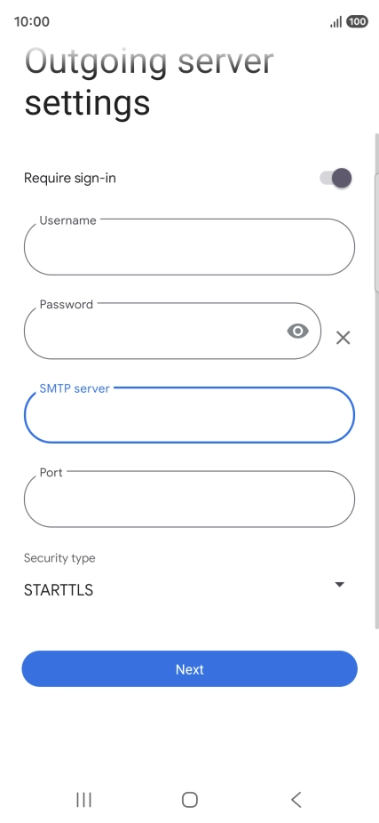 Press the field below Press the field below