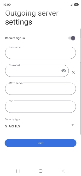 Press the indicator next to Press the indicator next to