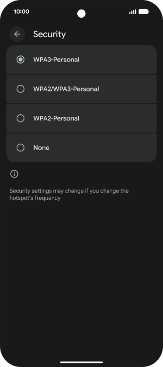 Press arrow left. Press arrow left.
