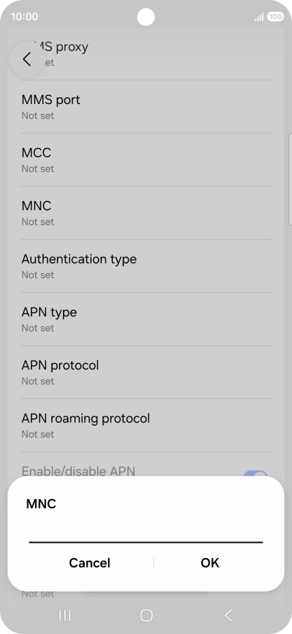 Key in 15 and press OK. Key in 15 and press OK.