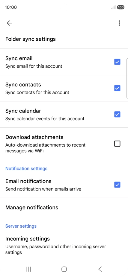 Press the field next to Press the field next to