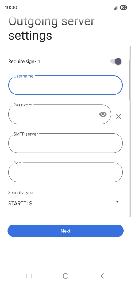 Press the field below Press the field below