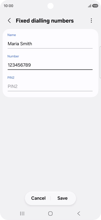 Press PIN2 and key in your PIN2. The default PIN2 is 1111. Press PIN2 and key in your PIN2. The default PIN2 is 1111.