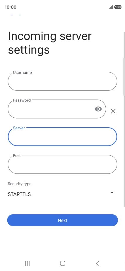 Press the field below Press the field below