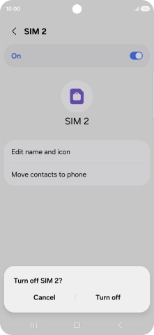 If you turn off use of the price plan, press Turn off. If you turn off use of the price plan, press Turn off.