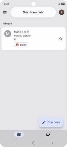 Press the menu icon. Press the menu icon.