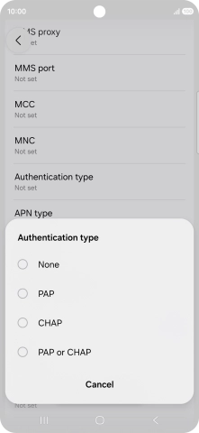 Press None. Press None.