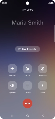 Press Live translate. Press Live translate.