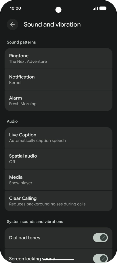 Press Ringtone. Press Ringtone.
