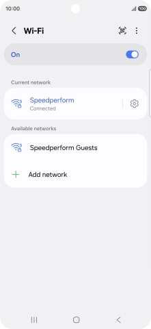 Press the Home key to return to the home screen. Press the Home key to return to the home screen.