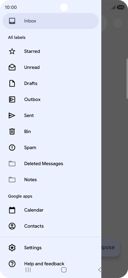 Press Settings. Press Settings.