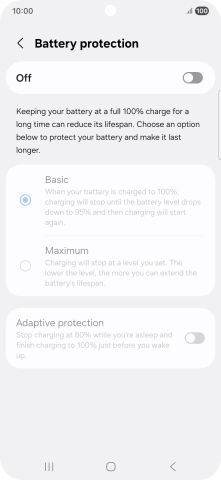 Press the indicator to turn the function on or off. Press the indicator to turn the function on or off.