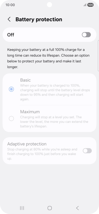 Press the indicator to turn the function on or off. Press the indicator to turn the function on or off.