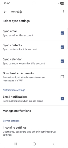 Press the field next to  Press the field next to
