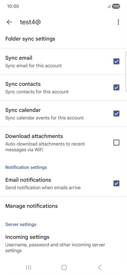 Press the field next to  Press the field next to
