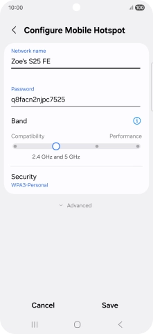 Press the field below  Press the field below