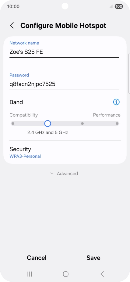Press the field below  Press the field below