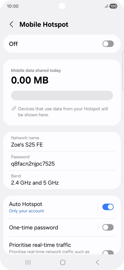 Press Network name. Press Network name.