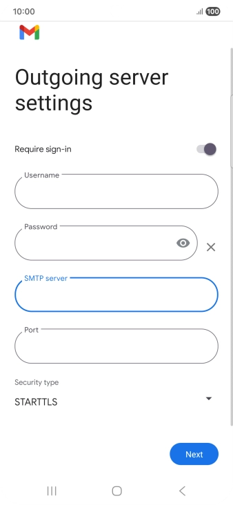 Press the field below  Press the field below