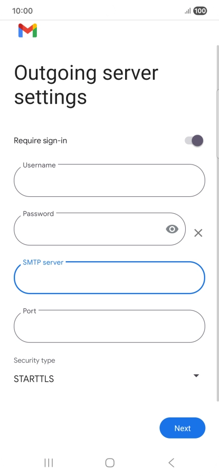 Press the field below  Press the field below