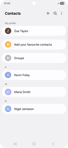 Press the menu icon. Press the menu icon.