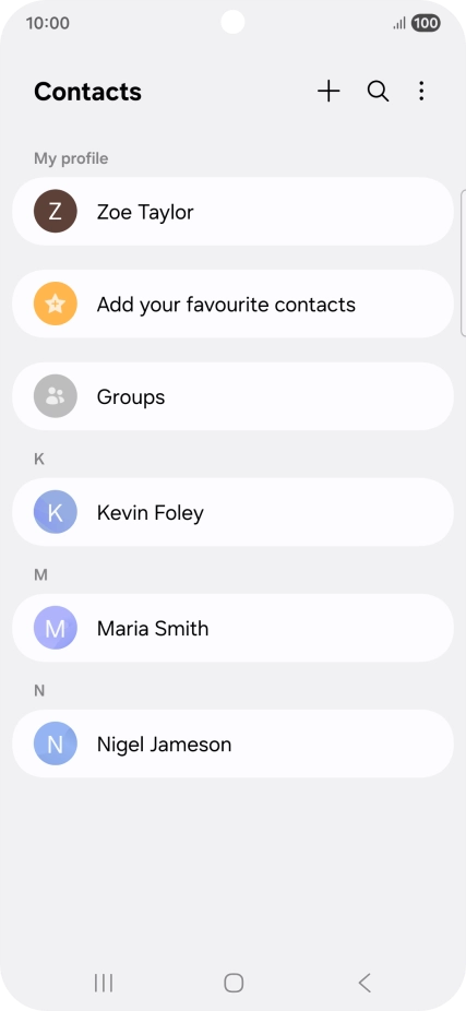 Press the menu icon. Press the menu icon.