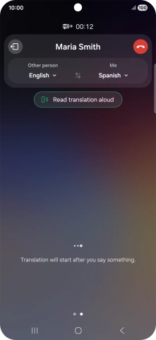 Follow the instructions on the screen to select the required language settings and use the function. Follow the instructions on the screen to select the required language settings and use the function.