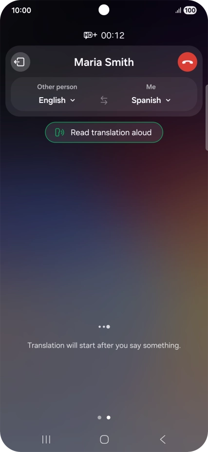 Follow the instructions on the screen to select the required language settings and use the function. Follow the instructions on the screen to select the required language settings and use the function.