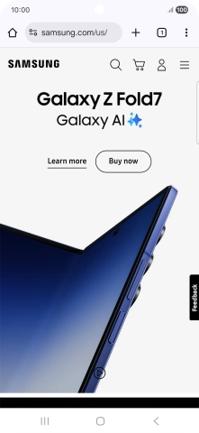 Press the menu icon. Press the menu icon.