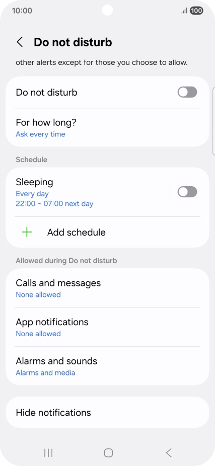 Press the indicator next to  Press the indicator next to