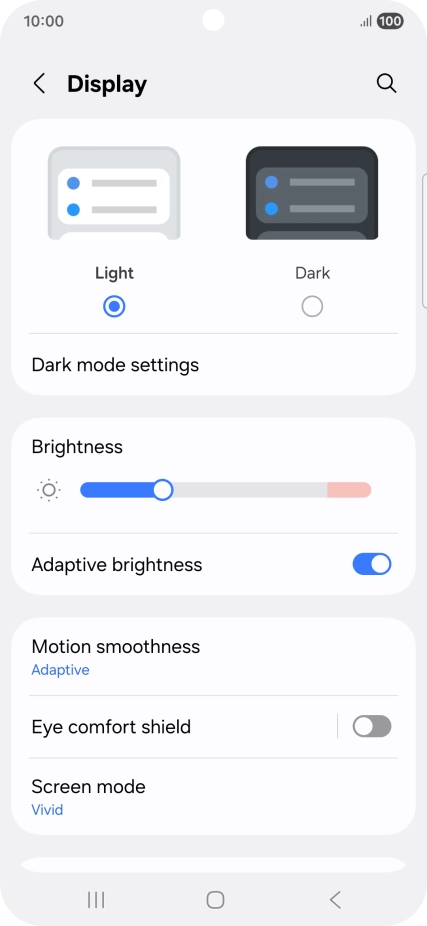 Press Dark. Press Dark.