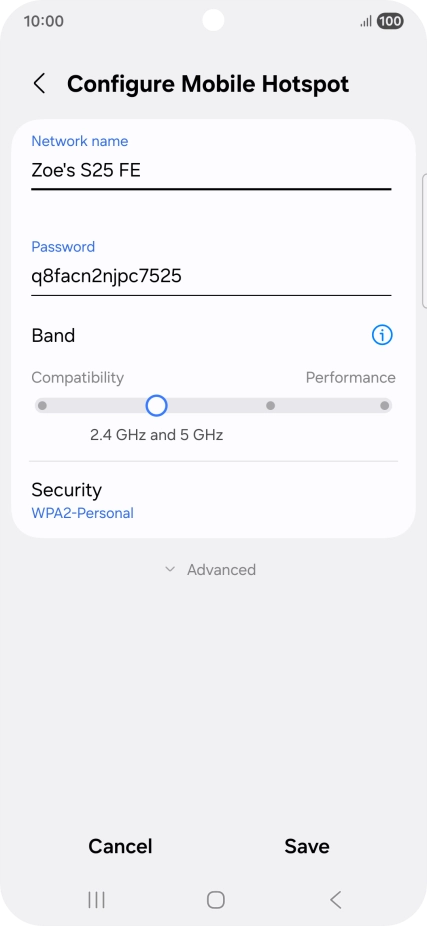 Press the field below  Press the field below